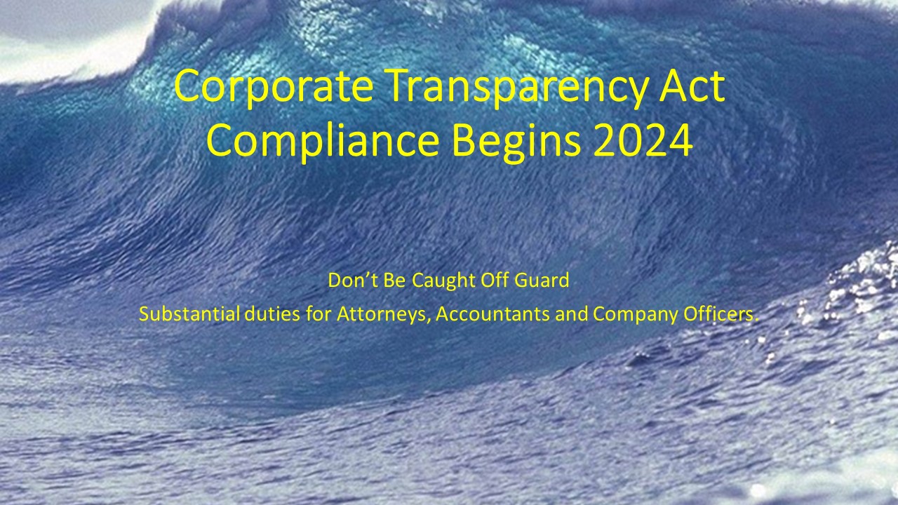 How to Comply with the Corporate Transparency Act