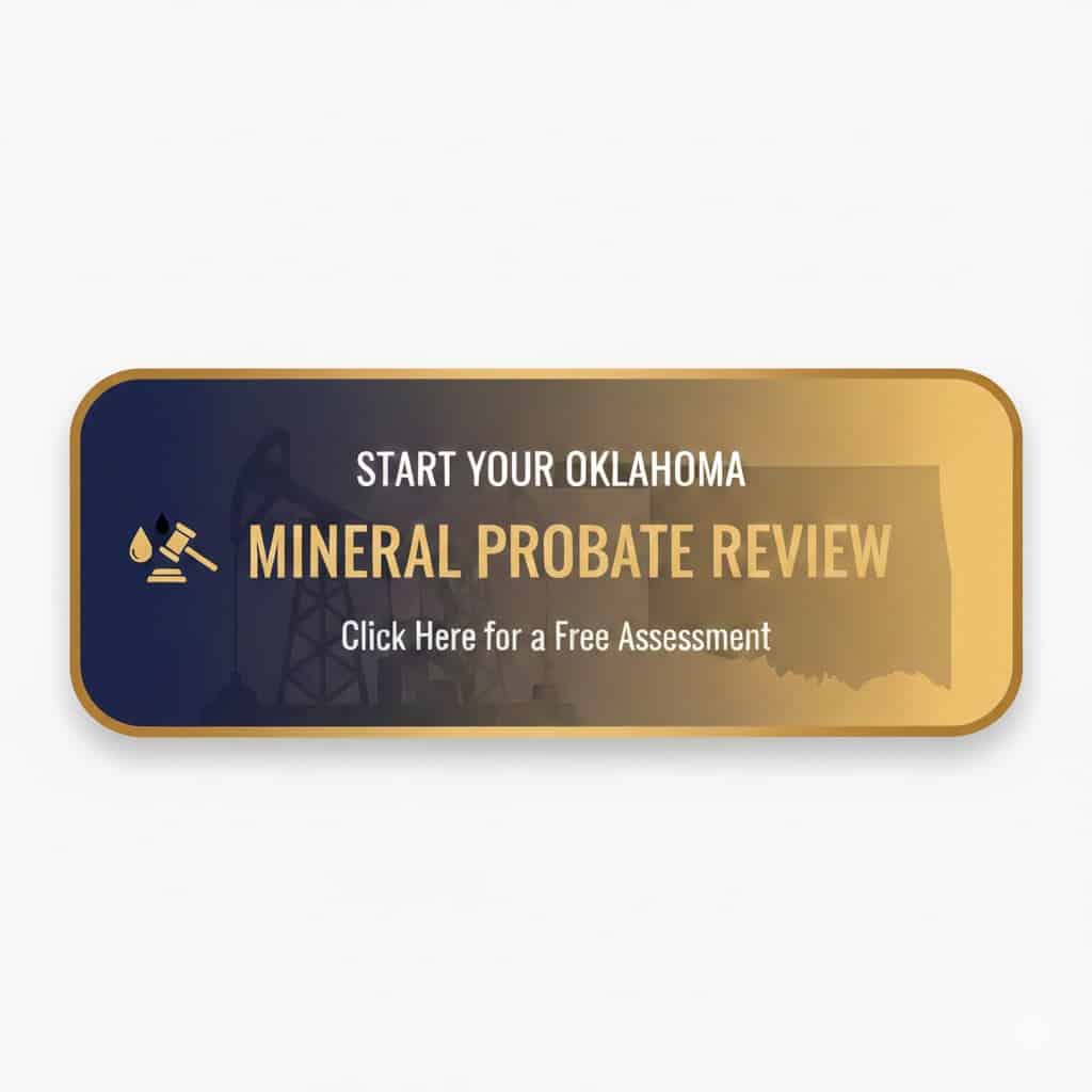 Start your Oklahoma Mineral Probate Review for inherited mineral rights